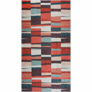 Czerwony dywan odpowiedni do prania 120x180 cm Blocks of Fun – Vitaus obraz