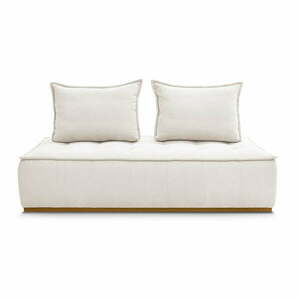 Biała sofa z materiału bouclé 175 cm Elisa – Bobochic Paris obraz