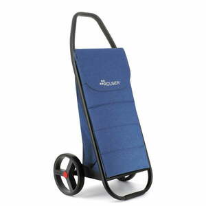 Torba na zakupy na kółkach 53 l Com Tweed Polar Black Tube – Rolser obraz