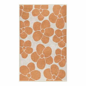 Pomarańczowy dywan odpowiedni do prania 160x230 cm Orange Meadow – Mila Home obraz