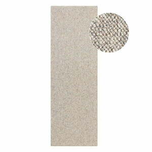 Szarokremowy chodnik odpowiedni do prania 80x240 cm Rocco Dark Cream – Elle Decoration obraz