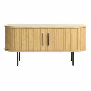 Szafka pod TV w dekorze dębu 120x56 cm Nola – Unique Furniture obraz