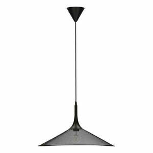 Lampa wisząca z tekstylnym kloszem ø 50 cm Kiruna – Candellux Lighting obraz