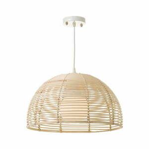 Naturalna rattanowa lampa sufitowa. ø 38 cm Natural Way – Casa Selección obraz