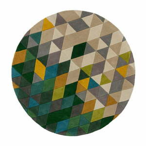 Wełniany dywan Flair Rugs Prism, ⌀ 160 cm obraz