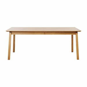 Rozkładany stół z blatem w dekorze dębu 95x190 cm Bari – Unique Furniture obraz