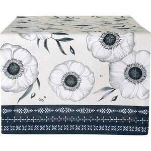 Bieżnik z bawełny organicznej 150x45 cm Holly Flower – IHR obraz