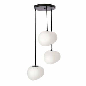 Czarno-biała lampa wisząca ø 42 cm Stones – Candellux Lighting obraz