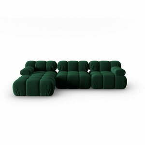 Zielona aksamitna sofa 285 cm Bellis – Micadoni Home obraz