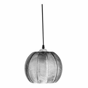 Szara lampa wisząca ze szklanym kloszem ø 22 cm Adar – Bloomingville obraz