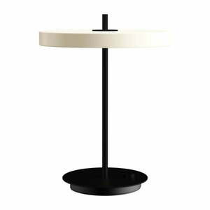 Czarno-biała metalowa lampa stołowa LED ze ściemniaczem i metalowym kloszem (wysokość 41, 5 cm) Asteria Table – UMAGE obraz