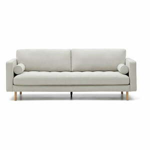 Szarobeżowa sofa z tkaniny szenilowej 222 cm Debra – Kave Home obraz
