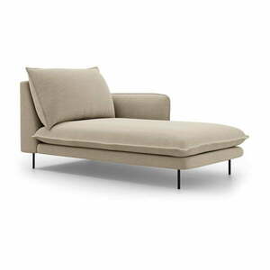 Beżowy szezlong Cosmopolitan Design Vienna, prawostronny obraz