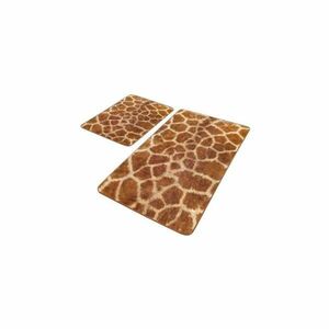 Brązowe aksamitne dywaniki łazienkowe zestaw 2 szt. 60x100 cm – Mila Home obraz