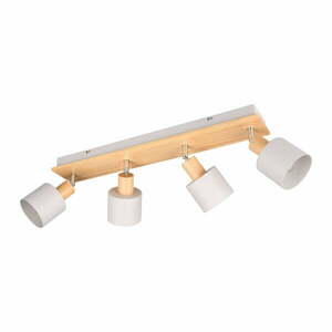 Biało-naturalna lampa punktowa ø 9 cm Shanti – Trio obraz