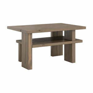 Brązowy stolik z litego drewna sosnowego 45x68 cm Japan – Karup Design obraz
