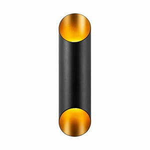 Kinkiet w czarno-złotym kolorze ø 8 cm Cut – Opviq lights obraz