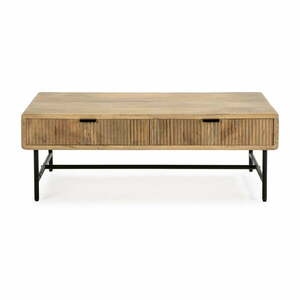 Stolik z litego drewna mango 60x120 cm Mundra – Marckeric obraz