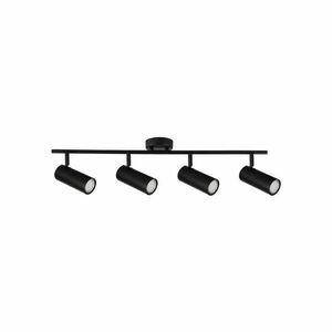 Czarna metalowa lampa sufitowa 9x76 cm Colly – Candellux Lighting obraz