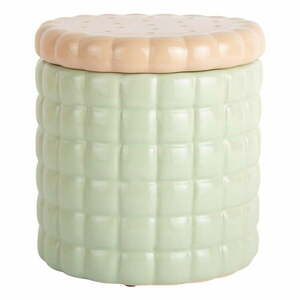 Jasnozielony ceramiczny pojemnik dekoracyjny ø 14x15 cm Biscuit Box – PT LIVING obraz