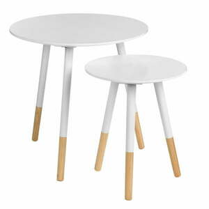 Okrągłe stoliki zestaw 2 szt. ø 48 cm Viborg – Premier Housewares obraz