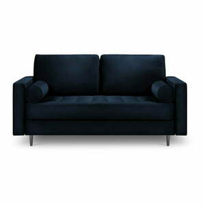 Niebieska aksamitna sofa Milo Casa Santo, 174 cm obraz