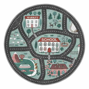 Dziecięcy dywan do zabawy odpowiedni do prania ø80 cm Happy Neighbourhood – Mila Home obraz
