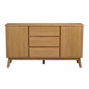Komoda z drewna dębowego Rowico YuRAi, wys. 84 cm obraz