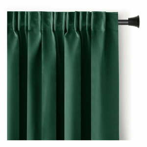 Ciemnozielona zaciemniająca zasłona termiczna 140x245 cm Pleat – Restilo obraz
