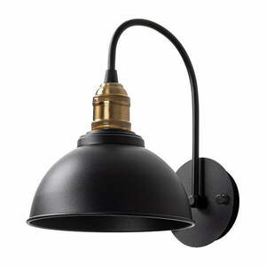 Czarny kinkiet ø 21 cm Varzan – Opviq lights obraz
