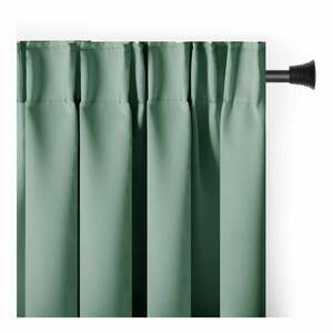 Jasnozielona zaciemniająca zasłona termiczna 140x245 cm Pleat – Restilo obraz