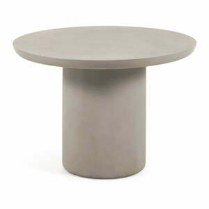 Betonowy stół ogrodowy ø 110 cm Taimi – Kave Home obraz