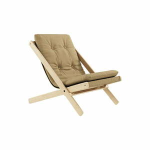 Fotel rozkładany Karup Design Boogie Raw/Wheat Beige obraz