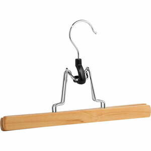 Komplet 3 drewnianych wieszaków na spodnie Wenko Clamping Hanger obraz