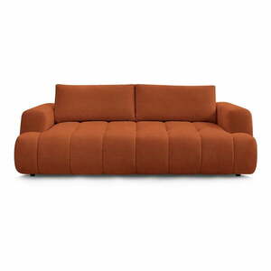 Ceglasta rozkładana/ze schowkiem sofa 251 cm Fuji – Bobochic Paris obraz
