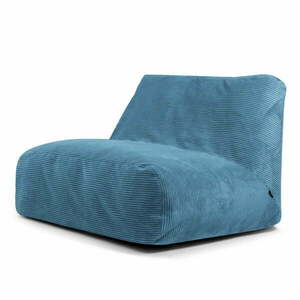 Niebieski sztruksowy worek do siedzenia Sofa Tube – SLOWDOWN obraz