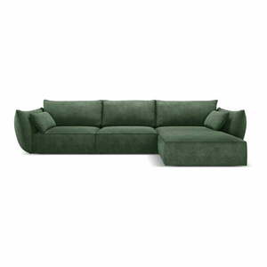 Ciemnozielony narożnik (prawostronny) Vanda – Mazzini Sofas obraz