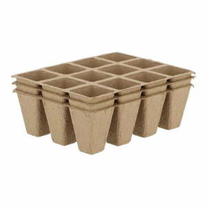 Zestaw 3 wielodoniczek Esschert Design Eco, 16, 3x12, 3 cm obraz