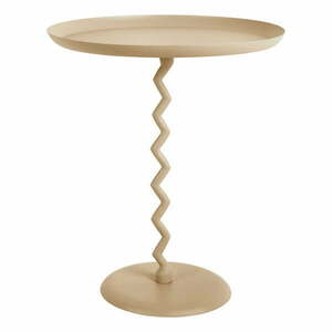 Metalowy okrągły stolik ø 44 cm Zig Zag – Leitmotiv obraz