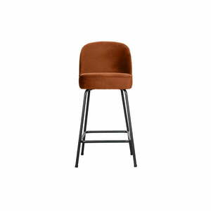 Ceglasty aksamitny hoker 89 cm Vogue – BePureHome obraz