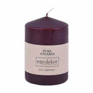 Bordowa świeczka Eco candles by Ego dekor Top, 25 h obraz