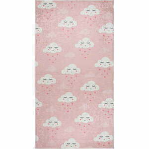 Jasnoróżowy dywan dziecięcy odpowiedni do prania 160x230 cm Pink Clouds – Vitaus obraz