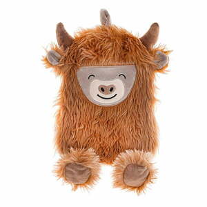 Brązowy termofor z mikropluszu 700 ml Highland Cow – Sass & Belle obraz