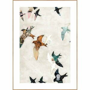 Obraz 30x40 cm Abstract Birds – Malerifabrikken obraz