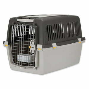 Szary transporter dla czworonoga 72x52 cm Trixie Gulliver 4 S-M – Plaček Pet Products obraz