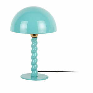 Niebieska lampa stołowa z metalowym kloszem (wysokość 39 cm) Prisa – Leitmotiv obraz