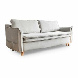 Kremowa rozkładana sofa 225 cm Charming Charlie – Miuform obraz