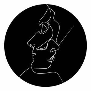 Dywan Rizzoli Faces, ⌀ 100 cm obraz