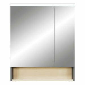 Szaro-naturalna szafka łazienkowa w dekorze sosny 72x60 cm Quickset 394 – Pelipal obraz