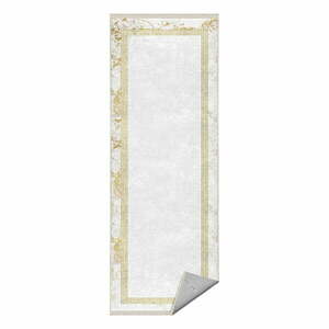 Chodnik w biało-złotym kolorze 80x200 cm – Mila Home obraz